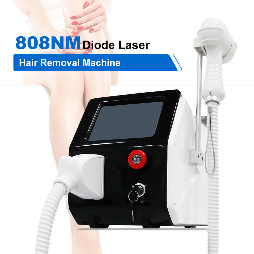 HOT Selling Freezing Cooling System 808 Fast Hair Removal Device Salon Home Use Small China Diode Laser with Good Effect