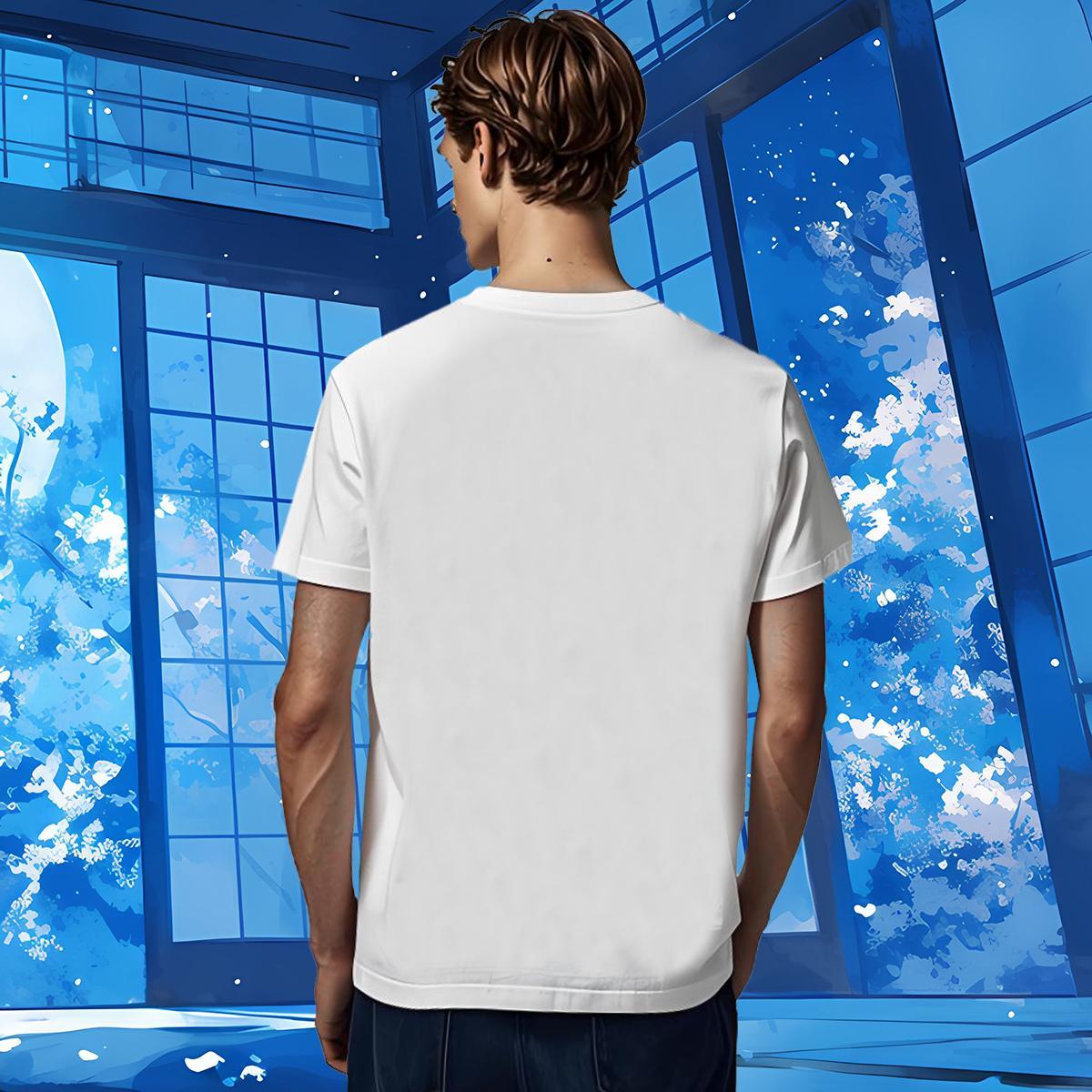 Loose Fit letter T-Shirts for Men Hip Hop Men Tees 230g 100% Cotton Custom Breathable Skull Wear