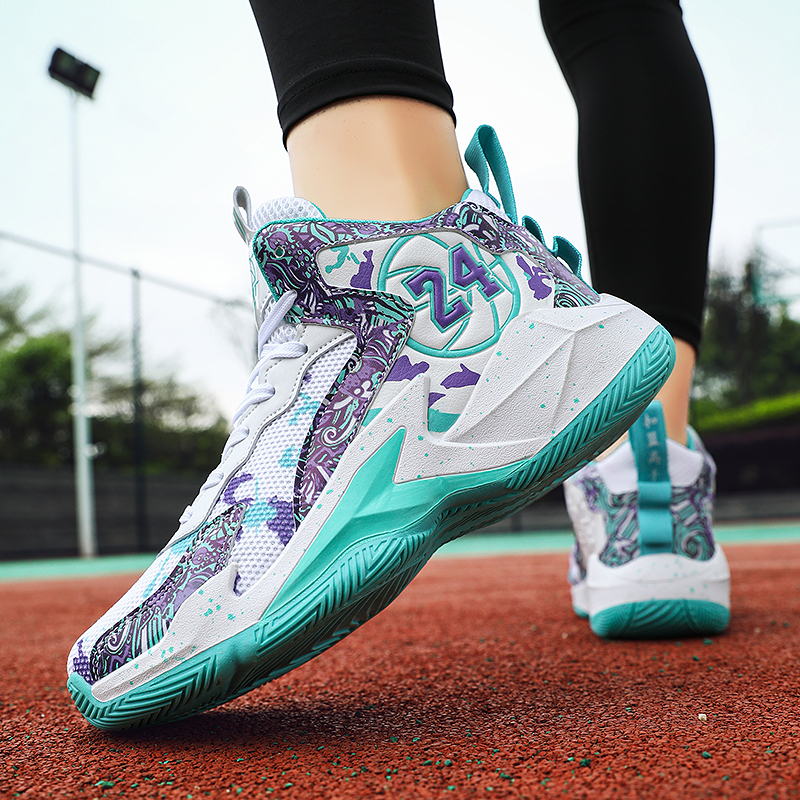Shock-absorbing basketball shoes for men non-slip actual combat students casual sneakers for men trend for women 2023 fall