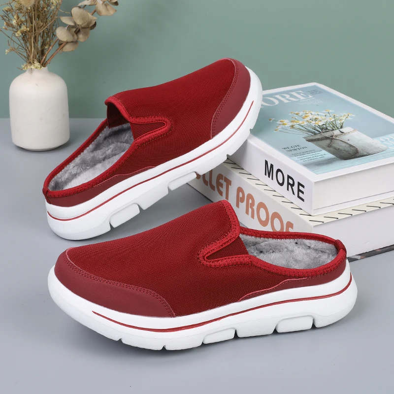 Men Shoes Plush Keep Warm Winter Sneakers Lightweight Shoes for Women Add Cotton Slippers Zapatos De Hombre Slip-on Female Shoes