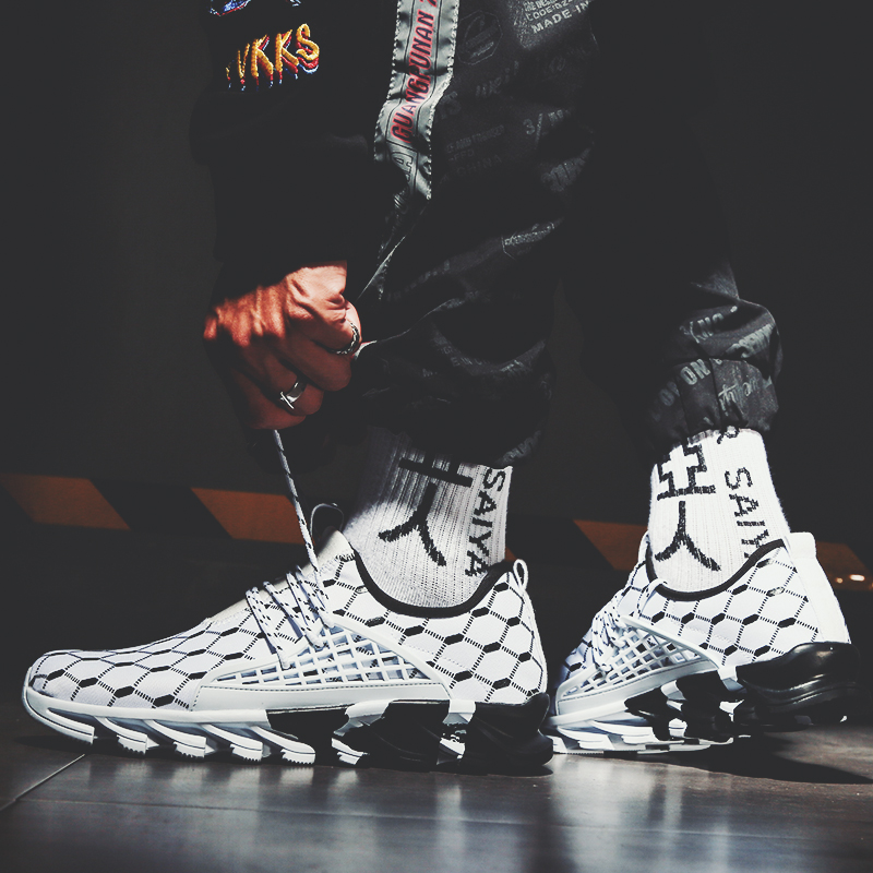 Men's Mesh Running Sneakers: Breathable, Lightweight, Sporty