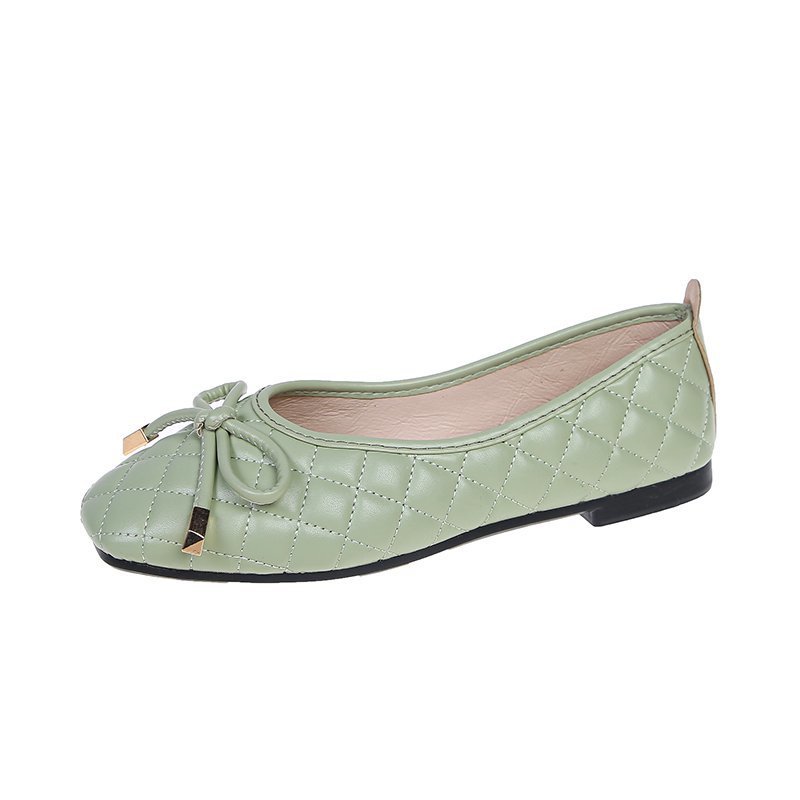 2022 Spring Shoes Ballet Flats Shoes Women Classics Casual Loafers Lady Fashion Design Bowknot Moccasin Boat Shoes for Woman