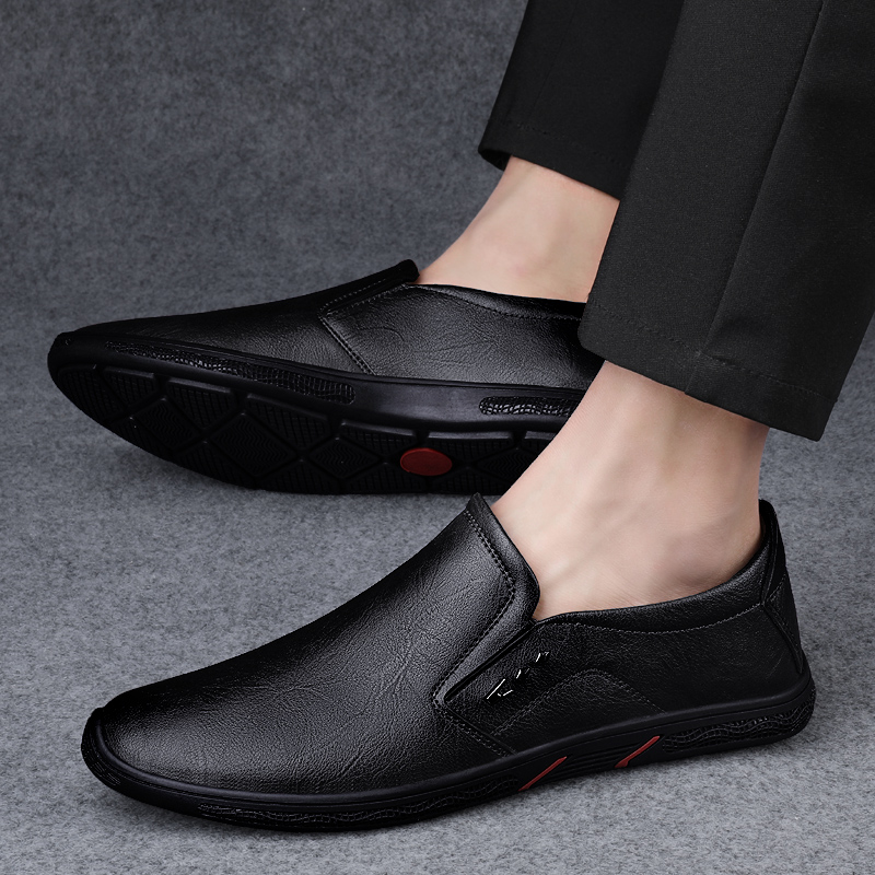Leather Men Casual Shoes Breathable Soft Sole Office Loafers Shoes Men Designer Shoes Men Italian Brand Moccasins Zapatos Hombre