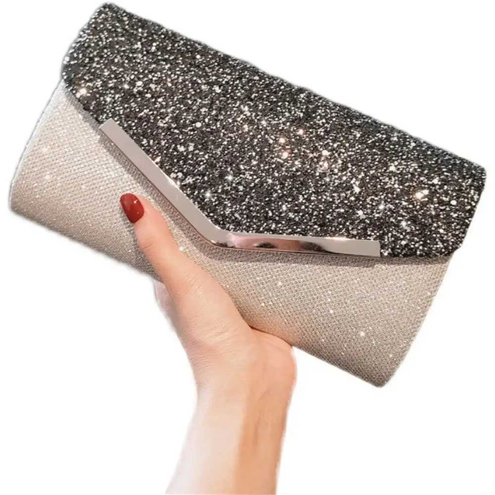 Party Egg Shape Beaded Shoulder Evening Bag Clutch Chain PurseXJ240730