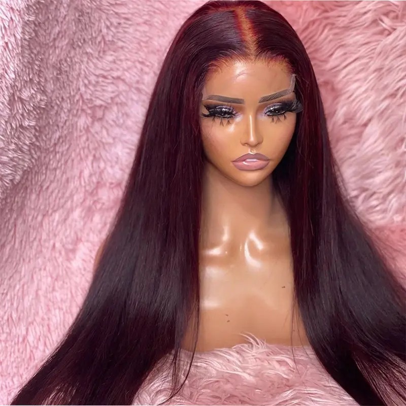32 Inch Medium Brown Hd Lace Frontal Wig 13x6 Human Hair For Women 13x4 Straight Lace Front Wig Bob Glueless Ready to Wear Wholesale