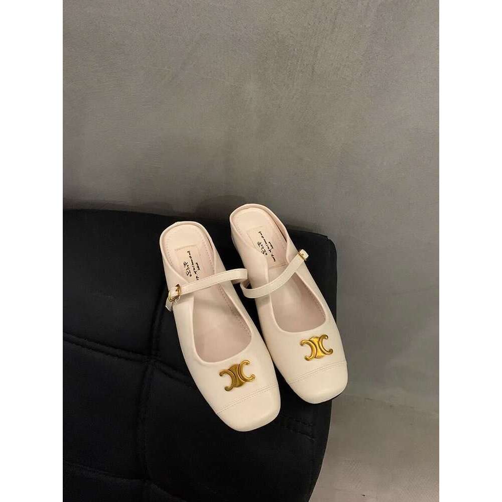 2024s Flat Comfortable Summer Soft Sole Mary Jane Small Leather Shoes
