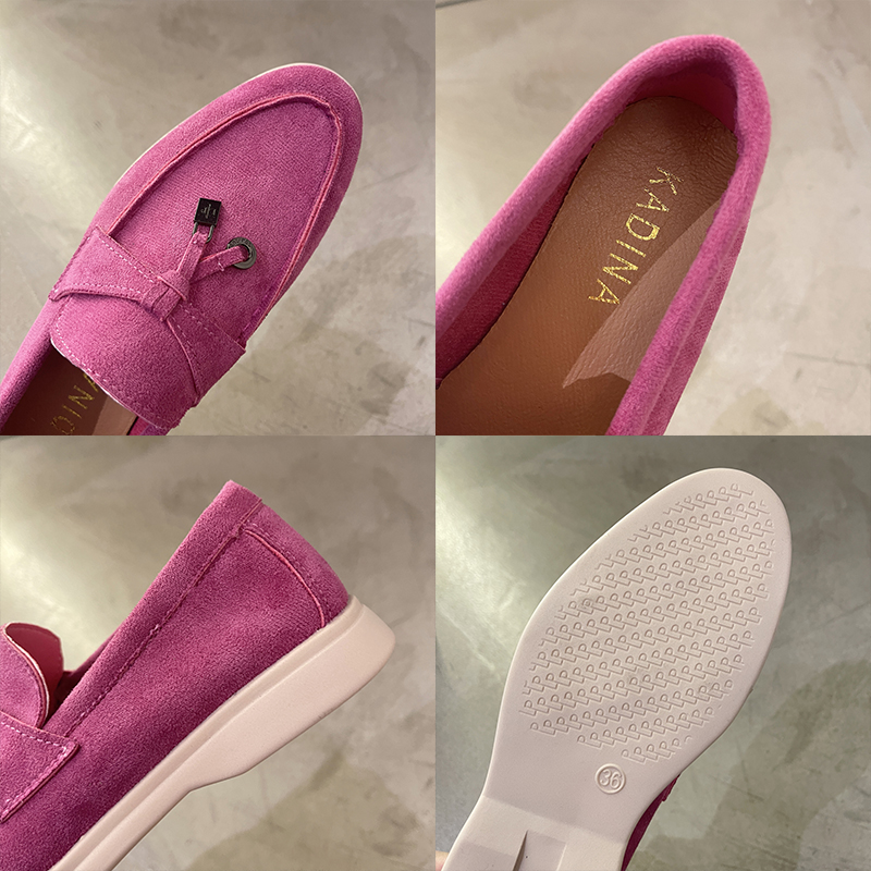 Women Sport Flats 2023 New Trend Spring Autumn Platform Suede Loafers Shoes Casual Ladies Walking Non Slip Chaussure Femme 65d3