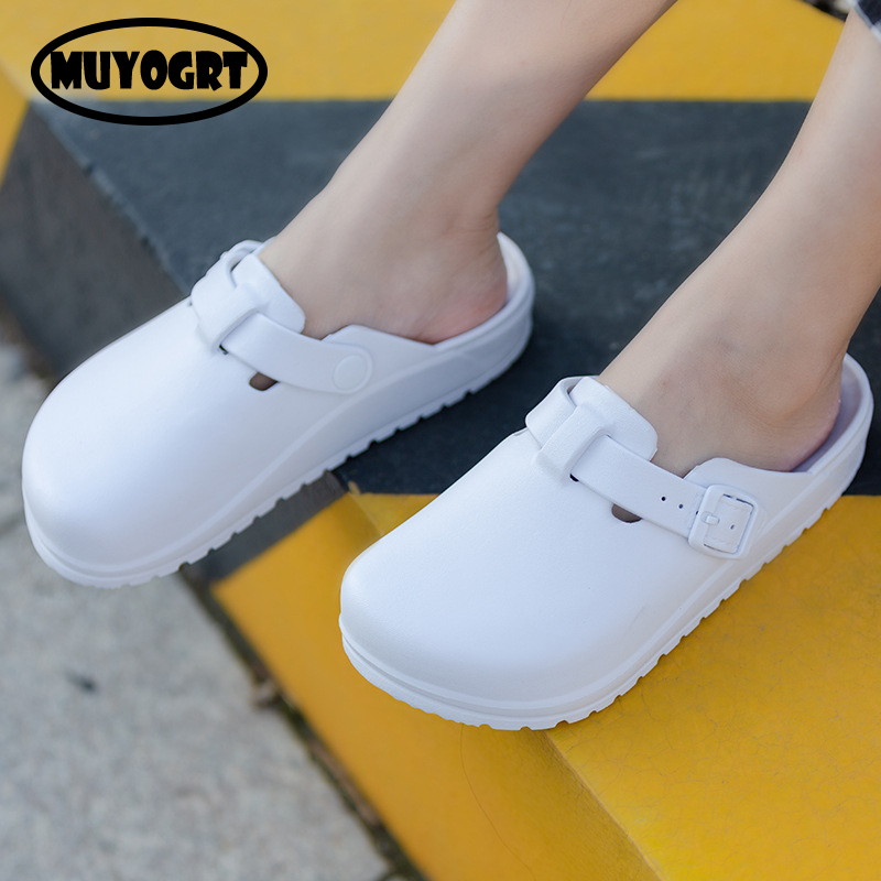 Anti-slip Soft EVA Slides Shoes Men Women, Doctors Nurses - Waterproof Medical Slippers for Operating Room and Lab 4