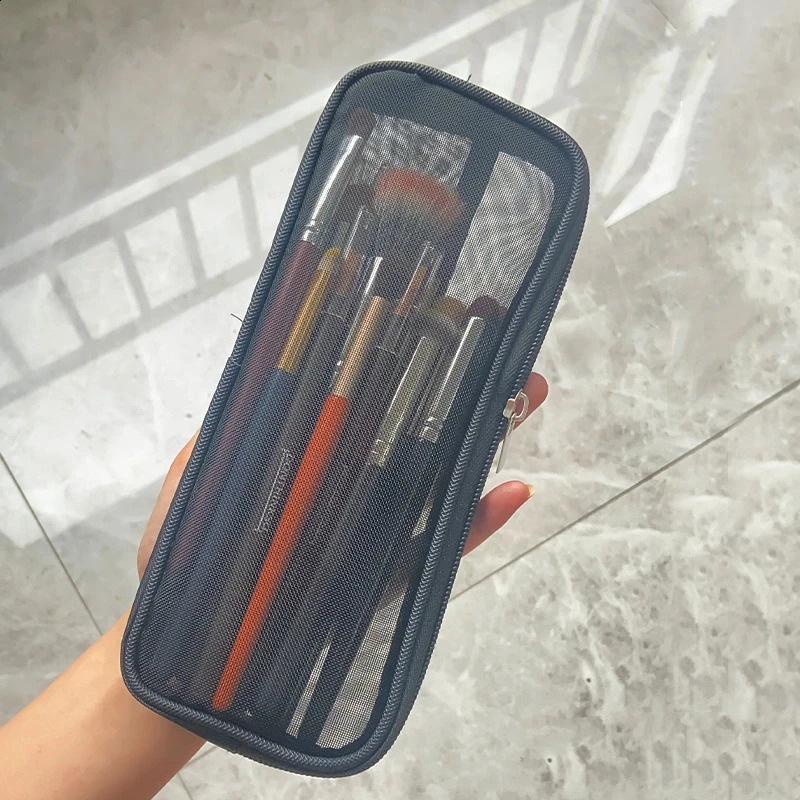 Makeup brush travel bag makeup organizer mens beauty tools mesh set laundry storage accessories 240729 z250527U8FJ