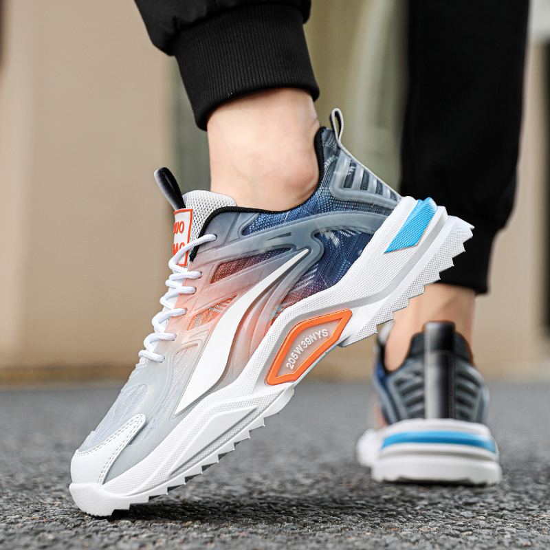 Sneakers Chunky Big Size 46 Male Mens Casual Tenis Race Trend Flats Running Shoes For Men Footwear 63d3