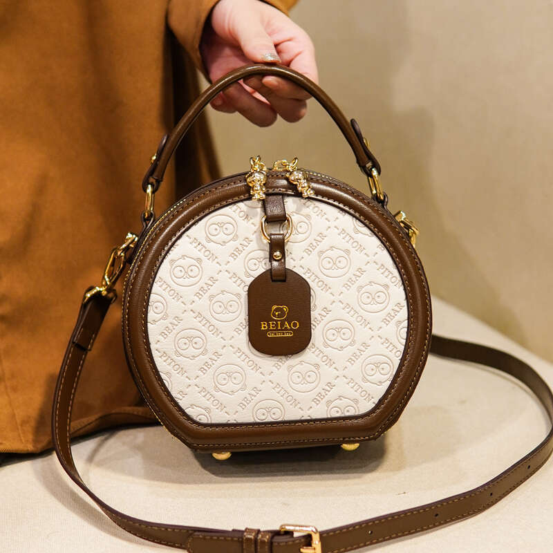 Ladies' handbag Internet celebrity design female popular crossbody Fashion super trend circle casual round shoulder bag