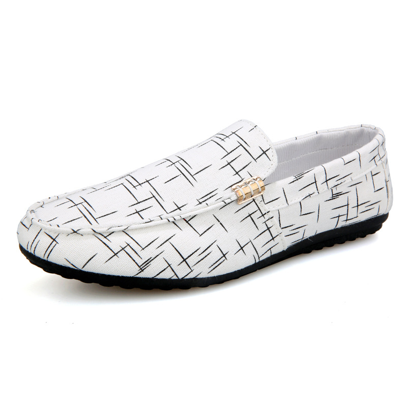 Men's Summer Loafers: Leather Breathable Slip-On Casual Flat Shoes