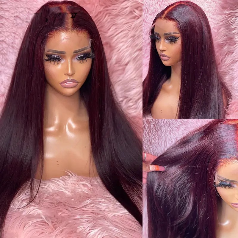 32 Inch Medium Brown Hd Lace Frontal Wig 13x6 Human Hair For Women 13x4 Straight Lace Front Wig Bob Glueless Ready to Wear Wholesale