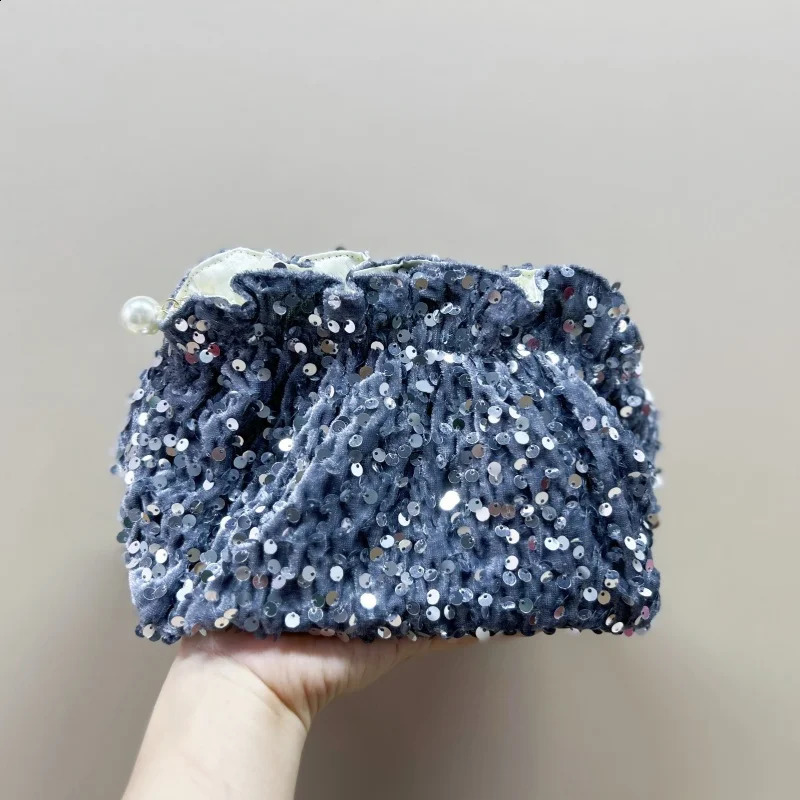 Lady Pearl Zipper Cosmetic Toiletry Travel Pouch For Women Leopard Printed Makeup Bag Organizer L Size Fashion Sell 240729