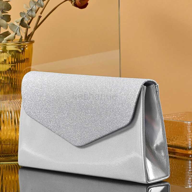 High Quality Wholesale Fashion Leather Evening Wedding Party Bag Envelope Pillow Printed Hardware Trim Strip Dinner Clutch PurseXJ240730