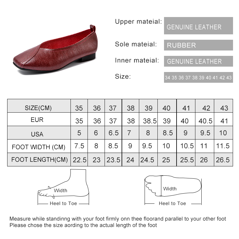 AIYUQI flat shoes 2024 new autumn genuine leather women flat shoes onon-slip Plus Size 35-43 Women casual shoes