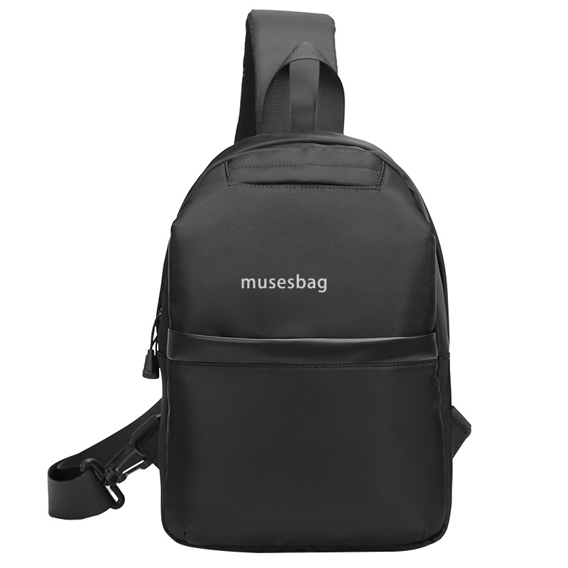 Men's crossbody bag Casual large capacity waterproof shoulder bag Student fashion trend chest bag men's bag