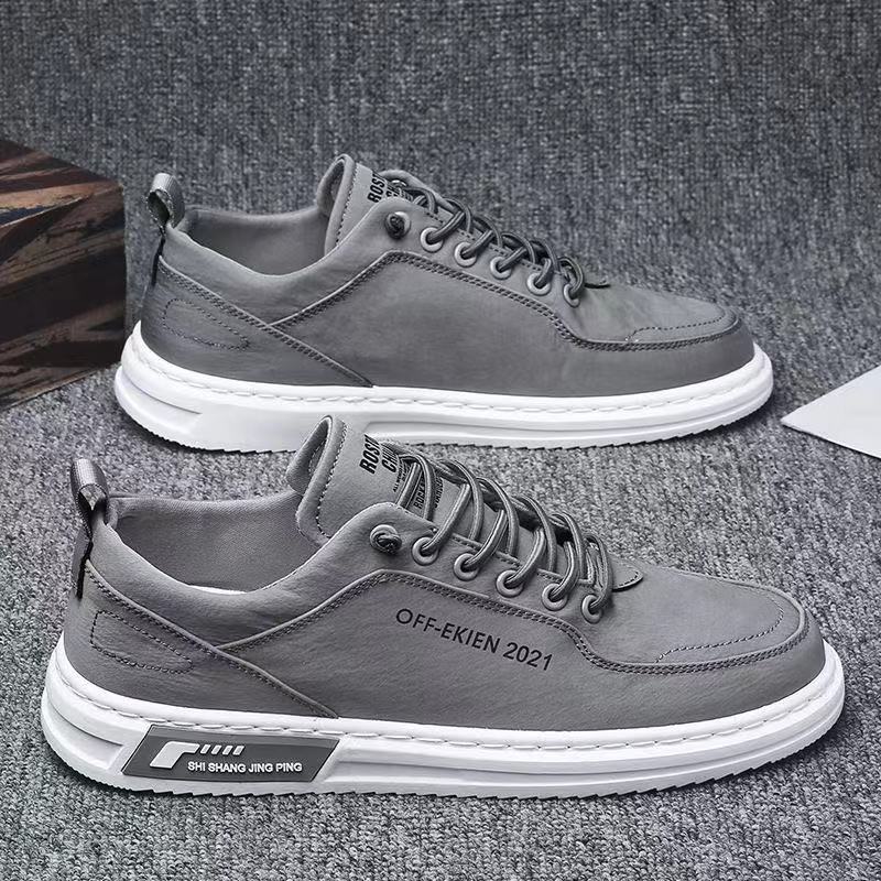 Men Canvas Sneakers Casual Breathable Walking Flats Lace-up Skateboard Trainers Fashion Lightweight Man Vulacnized Shoes 0194