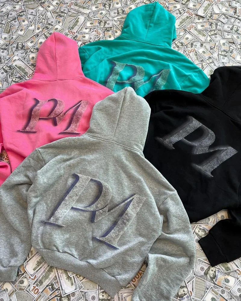 Y2K zip up hoodie INS vintage Harajuku printing Hip Hop streetwear men women Casual gothic Oversized Hoodie Fashion Sweatshirt 240730