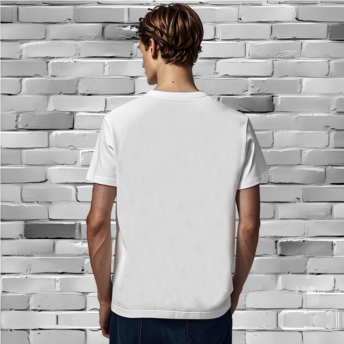 TOP Quality beach T-Shirts for Men Hip Hop Tshirts 230g Cotton DIY Short Sleeve O-Neck Asian Size Tee Shirt