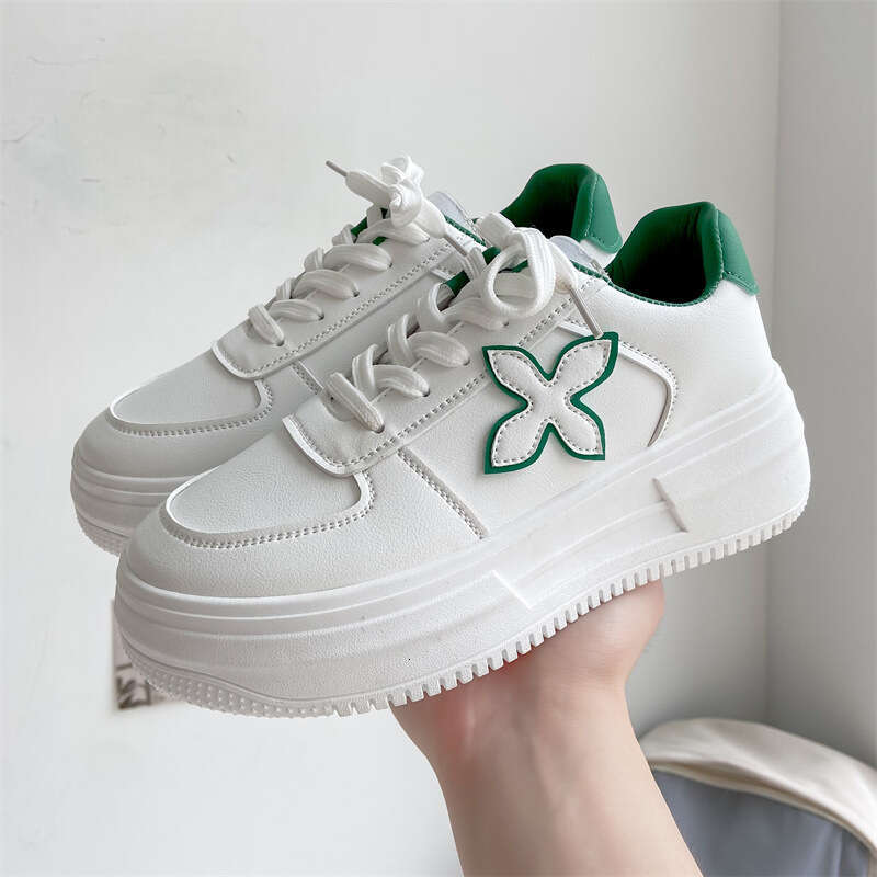 Women Ddmysports S Thick Soled Leather Versatile And Have An Inner Height Increase They Are Women Sports Board Shoes Outdoor Shoes oled ports hoes hoe