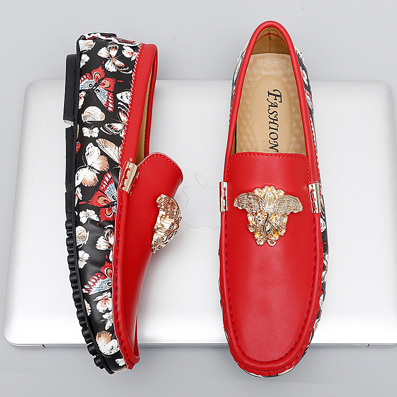 Designer Men's Genuine Leather Loafers: Casual, Brand Shoes for Men and Women 4