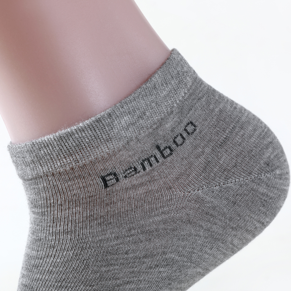 10 Pairs / Pack Men's Bamboo Fiber Socks Short High Quality New Casual Breatheable Anti-Bacterial Man Ankle Socks Men