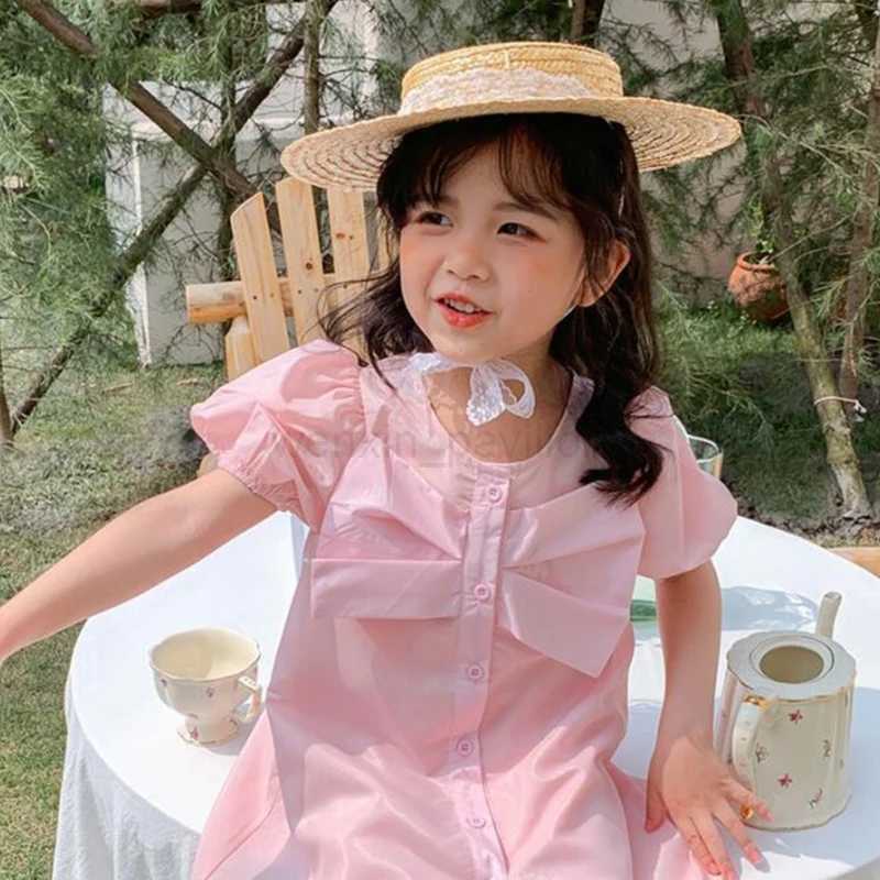 F62D Baby Girl Straw Hat Handmade Fisherman Sun-proof Bucket Summer Visor-CapXJ240730