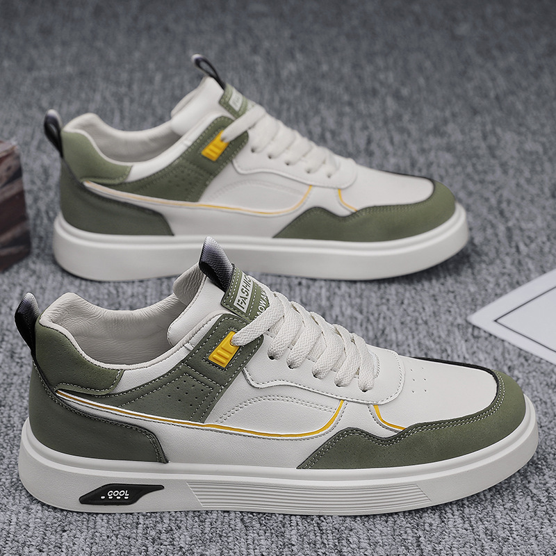 Men's Waterproof Leather Casual Sports Board Shoes