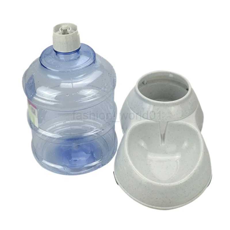 Pet Automatic Water Dispenser And Feeder 3.8L Food Large Capacity Cat And Dog Bowl Not Plugged In And Prevent Overturning