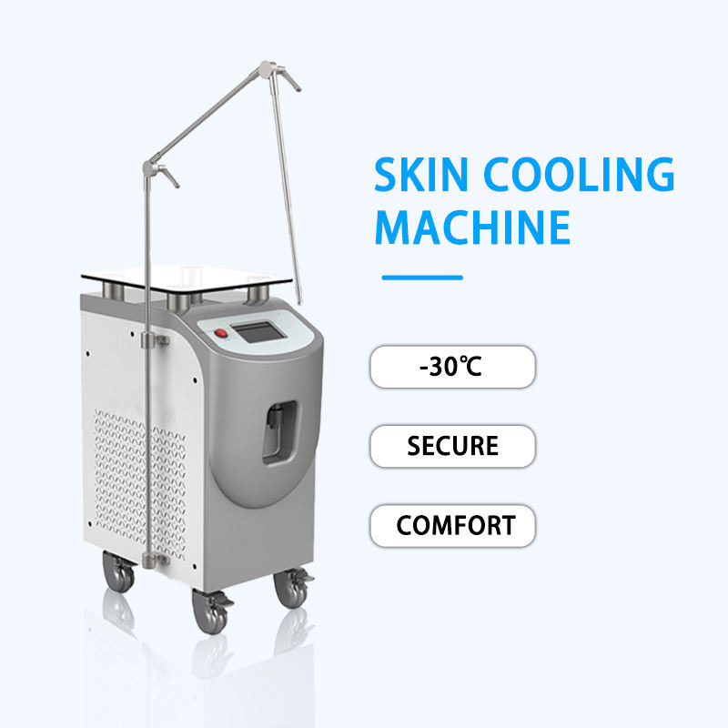 Best Price Laser Treatment Skin Cooling Machine To Reduce Pain Tattoo Removal Cold Skin Air Cooling Cold Wind Chiller Beauty Salon Use