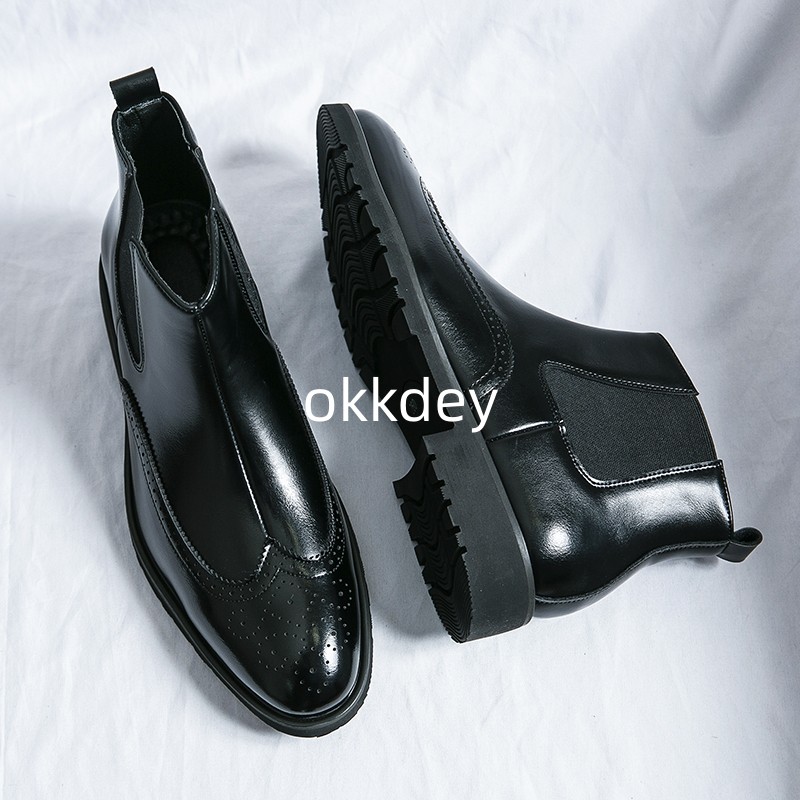 Dress Genuine Mens Leather Elegant Men's Social Shoes Pointed Toe Fashion Outdoor Male Loafers New In Spring Summer