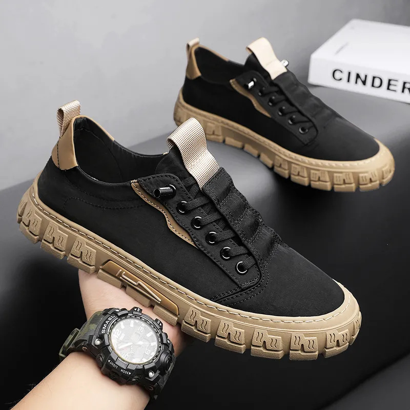 Sneakers Breathable Casual Shoes Men's Lace Up Slip on Walking Flats That's Shoes Male Vulcanized Shoes Fashion Men's Shoes2023