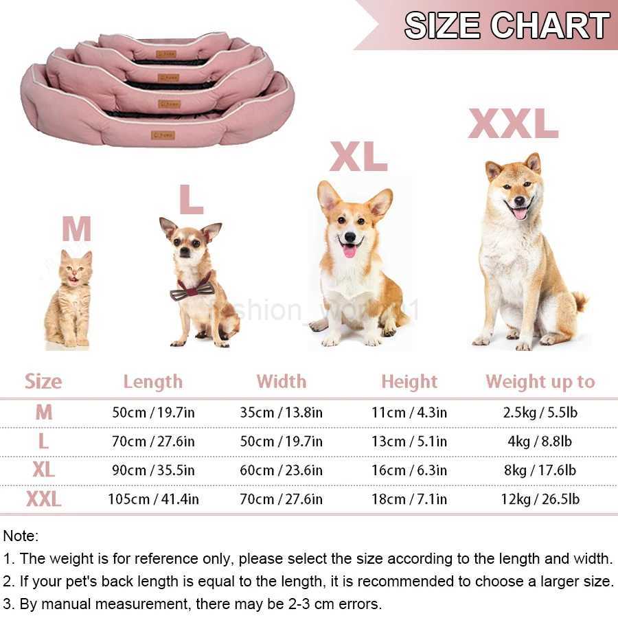 Simulated suede pet beds dog beds and cat mats pet beds dogs and cat beds suitable for all cats small and medium-sized dogsX240730