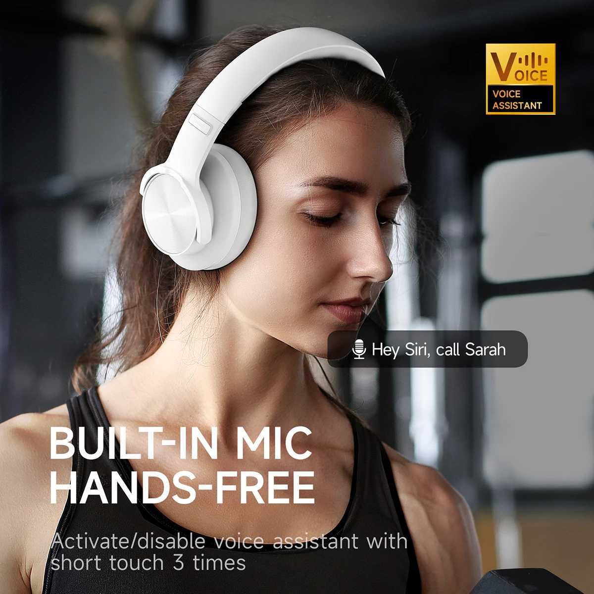 Picun B8 Wireless Headphones 40MM HIFI Bluetooth Headset Low-Latency HD Mic 120H Game Mode Hands-free Touch Control FoldableM240729