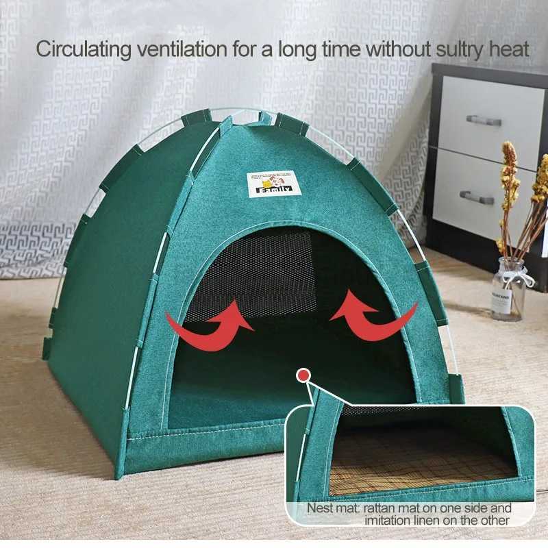 Pet tent bed cat house supplies product accessories warm mats furniture sofa basket bed winter clam shell cat tentX2407304