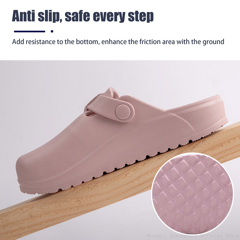 Anti-slip Soft EVA Slides Shoes Men Women, Doctors Nurses - Waterproof Medical Slippers for Operating Room and Lab 4