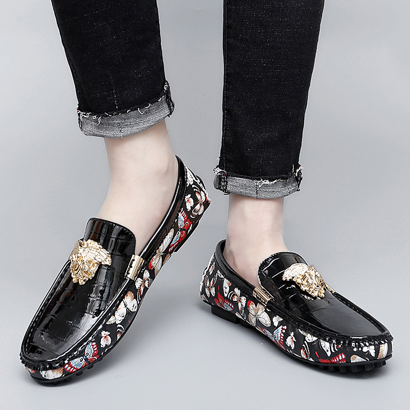 Designer Men's Genuine Leather Loafers: Casual, Brand Shoes for Men and Women 4