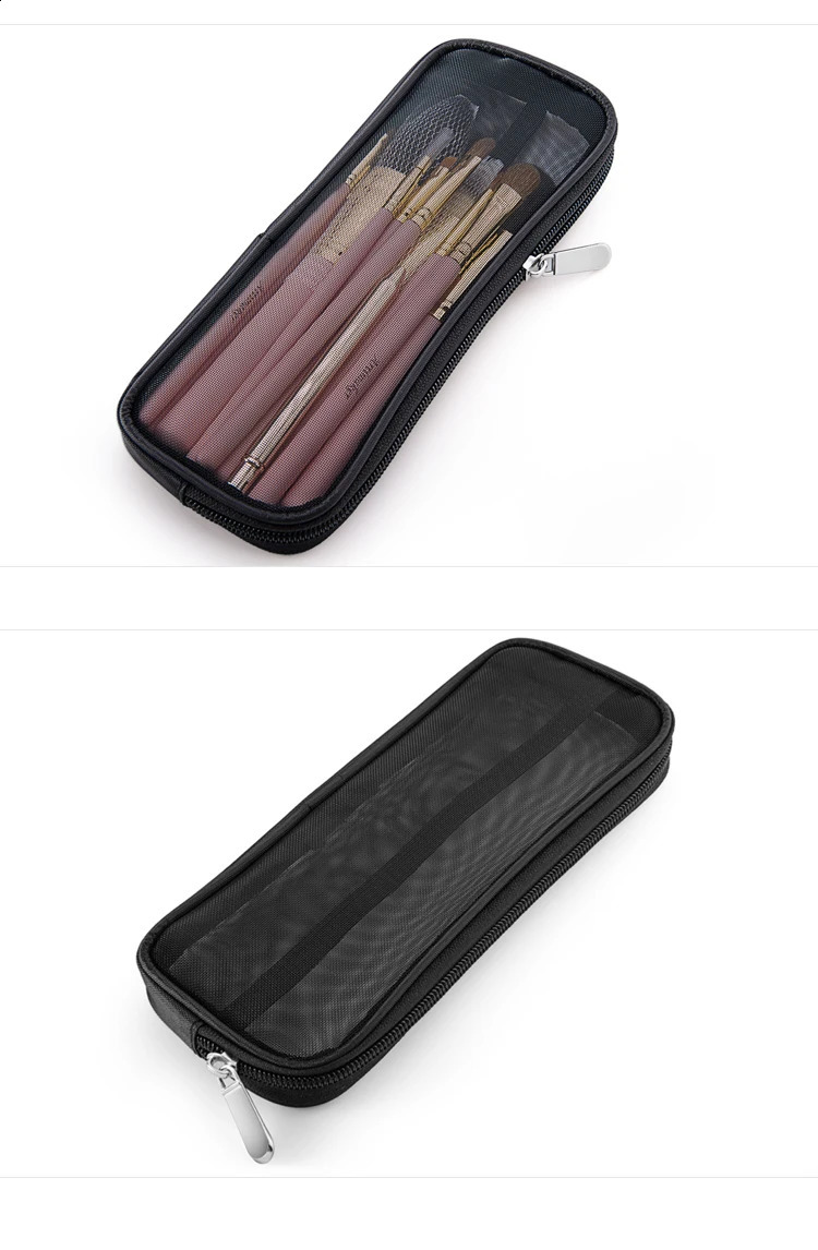 Makeup brush travel bag makeup organizer mens beauty tools mesh set laundry storage accessories 240729 z250527U8FJ