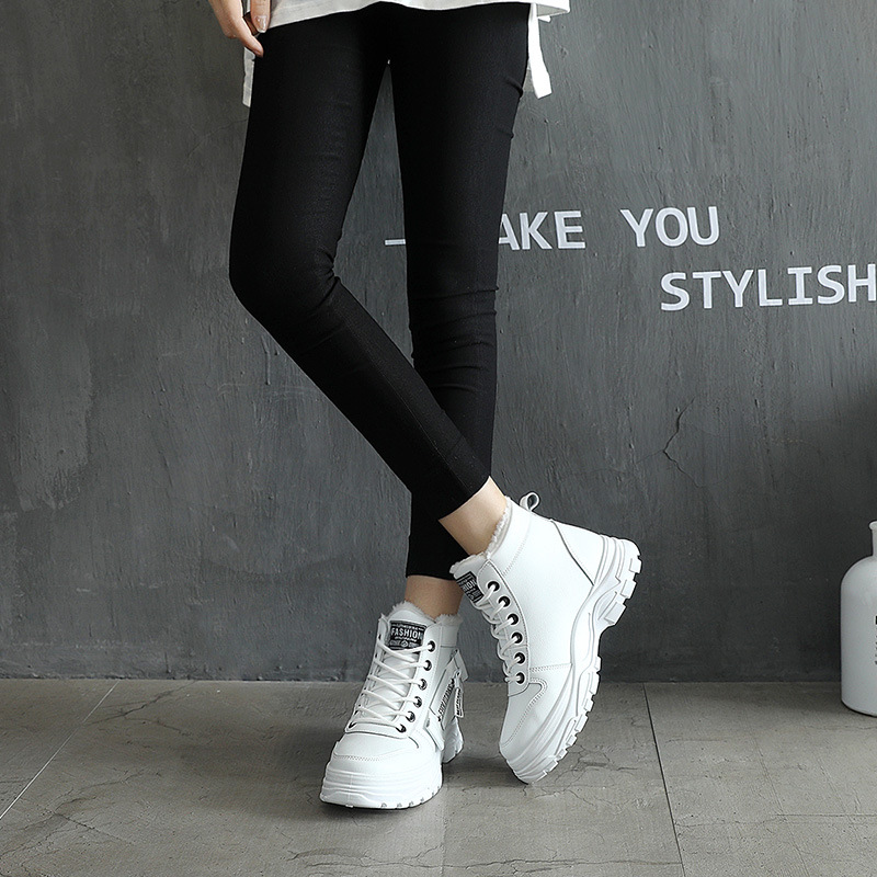 Winter Snow Boots for Women Casual High-top Shoes Warm Womens Sneakers Platform Ankle Cotton Boots Zapatillas De Mujer New