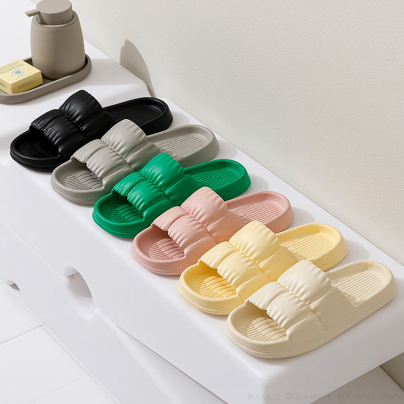 Beach New Summer Thick Platform Slipper Womeneva Slippers For Home Flip Ps Quality Ladies Korean Fashion Soft Sole Cloud Sandal 7E09 S