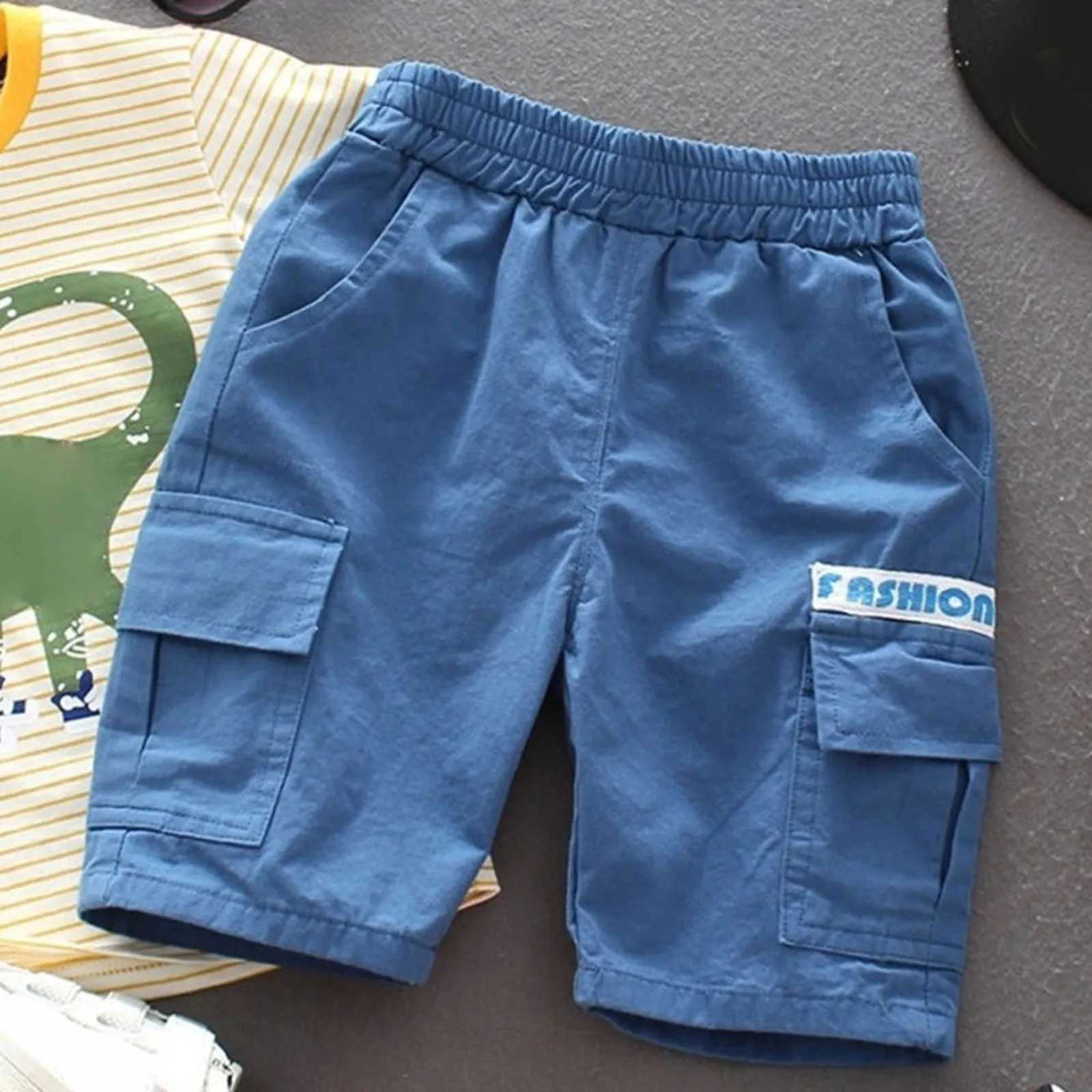 Boys summer shorts multi-color fashionable comfortable breathable sports shorts spring and summer childrens casual shorts W240813