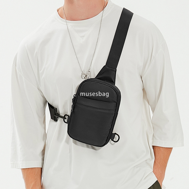 Crossbody bag new chest bag shoulder bag men's small body bag summer sports leisure chest bag tide