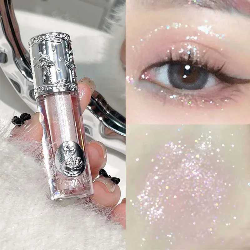 Liquid eye shadow pearly shimmer durable monochrome pearl fine glitter sequins eye shadow fluorescent lamp fast dryingW2d40730