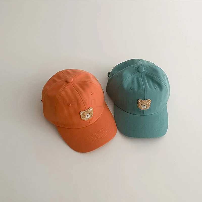 Cartoon Bear Kids Baseball Cap Summer Baby Boy Girl Sun Hat Toddler Children Adjustable Visor Caps Childrens Duckbill CapXJ240730