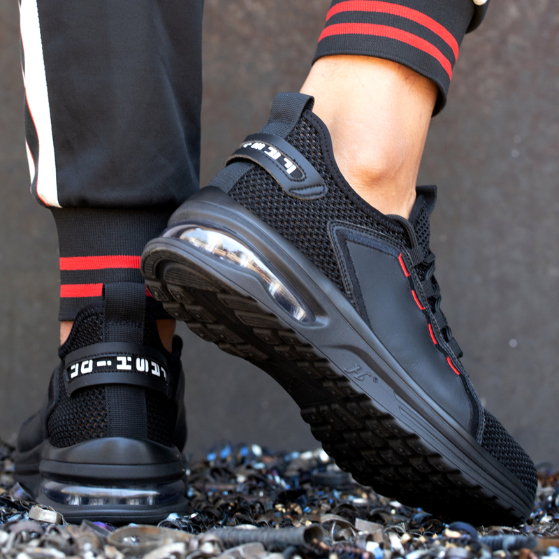 Breathable Safety Anti-smashing Steel Toe Cap Working Boots Construction Indestructible Work Sneakers Men Shoes dh1100368158