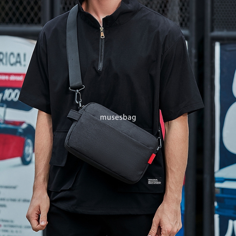 Men's messenger bag small new fashion function crossbody bag casual shoulder bag male summer sports backpack bag female
