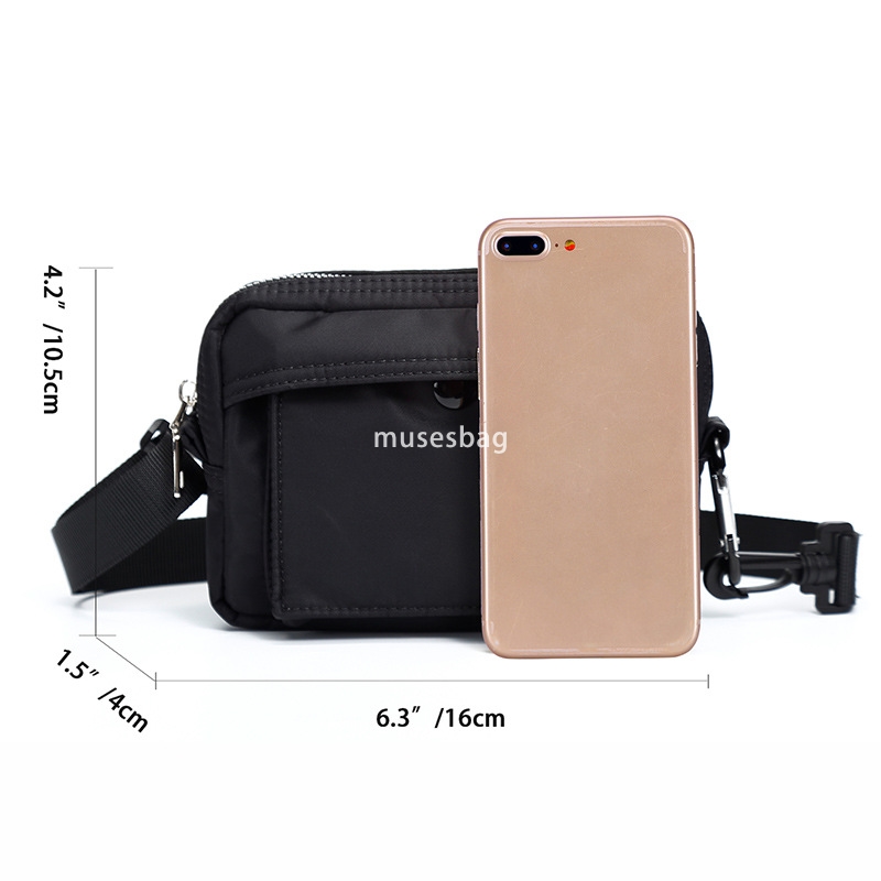 Men's small body bag fashion brand day simple fashion crossbody bag portable bag new shoulder bag for men