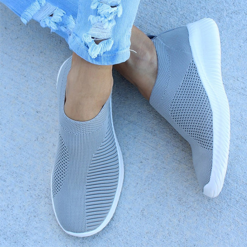 Sneakers Women Shoes Slip On Casual Shoes Women's Lightweight Woman Vulcanize Shoes White Zapatilla Mujer Trainer Socks Sneaker