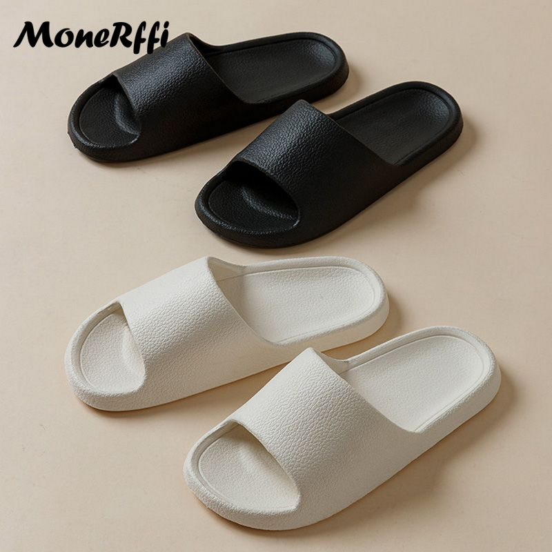Men Women Summer Slippers, EVA Soft Bottom Non-Slip Indoor Outdoor House Slides Flat Sandals